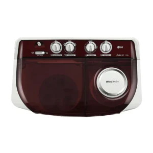 LG 8Kg Semi Automatic Top Load Washing Machine P8035SRAZA | 5 Star | Roller Jet Pulsator | Burgundy LG 8Kg Semi Automatic Top Load Washing Machine P8035SRAZA | 5 Star | Roller Jet Pulsator | Burgundy