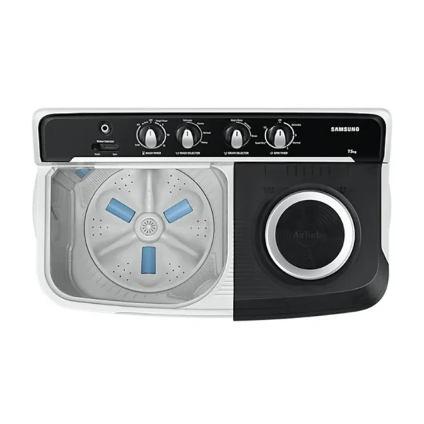 SAMSUNG 10.5 kg 5 Star Semi Automatic Washing Machine with Hexa Storm Pulsator (WT10C4260GG/TL, Light Gray) SAMSUNG 10.5 kg 5 Star Semi Automatic Washing Machine with Hexa Storm Pulsator (WT10C4260GG/TL, Light Gray)