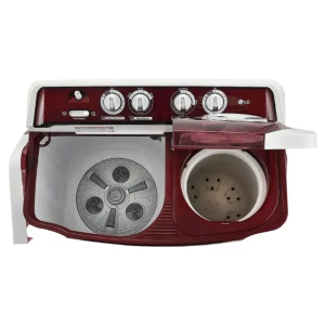 LG 8Kg Semi Automatic Top Load Washing Machine P8035SRAZA | 5 Star | Roller Jet Pulsator | Burgundy LG 8Kg Semi Automatic Top Load Washing Machine P8035SRAZA | 5 Star | Roller Jet Pulsator | Burgundy