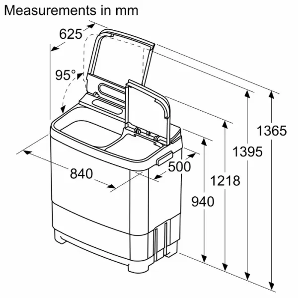 BOSCH Series 4 Semi-Automatic Toploader 7 kg 1300 rpm(WJP702P0IN) BOSCH Series 4 Semi-Automatic Toploader 7 kg 1300 rpm(WJP702P0IN)