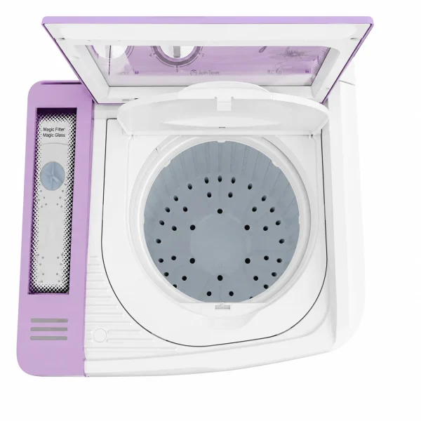 Godrej 8 Kg Semi Automatic Washing Machine WS EDGE 80 5.0 TB3 M LVDR Lavender | 5 Star Energy Efficient Washer Godrej 8 Kg Semi Automatic Washing Machine WS EDGE 80 5.0 TB3 M LVDR Lavender | 5 Star Energy Efficient Washer