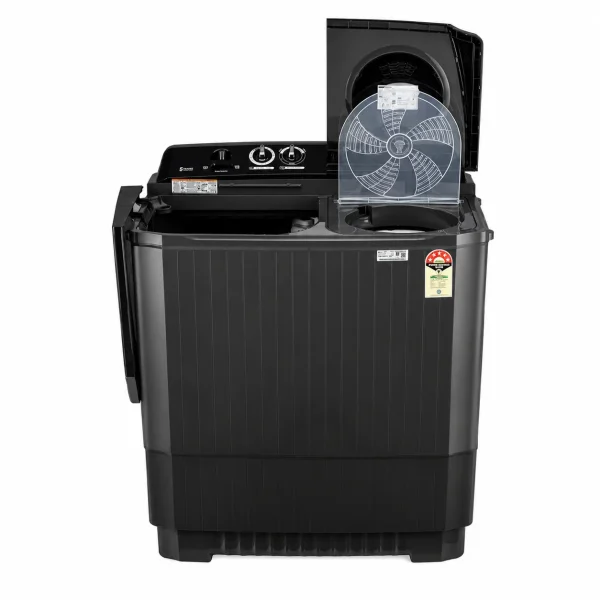 LG 11.5Kg Semi Automatic Washing Machine, Roller Jet Pulsator + Soak, Full Black, 5 Star LG 11.5Kg Semi Automatic Washing Machine, Roller Jet Pulsator + Soak, Full Black, 5 Star