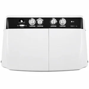 LG 10 Kg 5 Star Semi Automatic Top Load Washing Machine P1040RGAZ with Roller Jet Pulsator, Rat Away Feature & 1300 RPM Dark Gray 5 Year Motor Warranty LG 10 Kg 5 Star Semi Automatic Top Load Washing Machine P1040RGAZ with Roller Jet Pulsator, Rat Away Feature & 1300 RPM Dark Gray 5 Year Motor Warranty