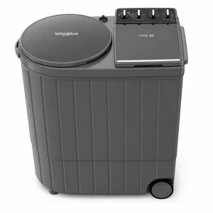 Whirlpool ACE XL 12 Kg 5-Star Semi-Automatic Washing Machine with Dynamix (30349), 3D Turbo Impeller & Hard Water Wash – Graphite Grey Whirlpool ACE XL 12 Kg 5-Star Semi-Automatic Washing Machine with Dynamix (30349), 3D Turbo Impeller & Hard Water Wash – Graphite Grey