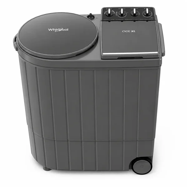 Whirlpool ACE XL 12 Kg 5-Star Semi-Automatic Washing Machine with Dynamix (30349), 3D Turbo Impeller & Hard Water Wash – Graphite Grey Whirlpool ACE XL 12 Kg 5-Star Semi-Automatic Washing Machine with Dynamix (30349), 3D Turbo Impeller & Hard Water Wash – Graphite Grey