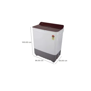 Haier 8 Kg Semi-Automatic Washing Machine With Toughened Glass (HTW80-178) Haier 8 Kg Semi-Automatic Washing Machine With Toughened Glass (HTW80-178)