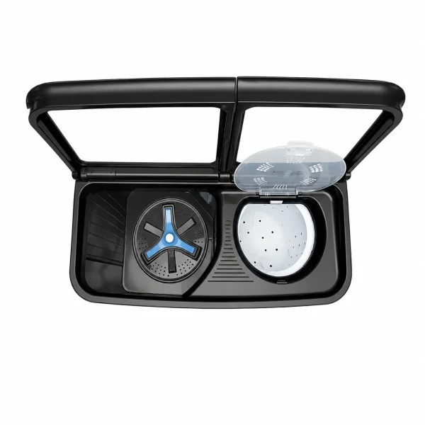 Haier 12 kg Semi Automatic Top Load Black (HTW120-178BK) (1)