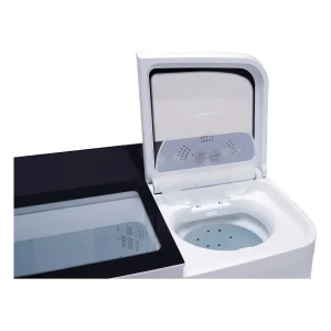 Haier 7 Kg Semi-Automatic Washing Machine With Toughened Glass HTW70-178BKN