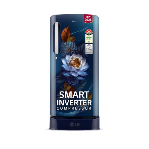 LG 185 L Direct Cool Single Door 5 Star Refrigerator with Base Drawer  with Smart Inverter Compressor, Runs on Home Inverter, Fit Max Chiller Tray & 2026 Model
