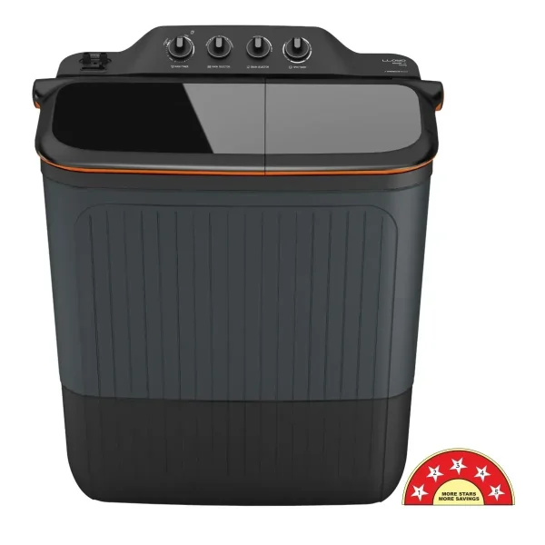 Lloyd 8 Kg Semi-Automatic Top Load Washing Machine GLWS805EXAVG | 1350 RPM, 5 Star, Powerful Wash Lloyd 8 Kg Semi-Automatic Top Load Washing Machine GLWS805EXAVG | 1350 RPM, 5 Star, Powerful Wash
