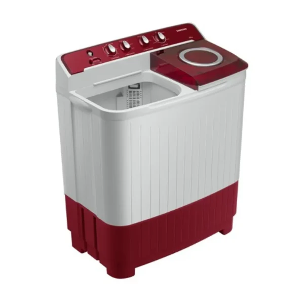 Samsung 8.5 Kg 5 Star Semi Automatic Washing Machine (WT85B4200RR, Light Gray) with Hexa Storm Pulsator, Dual Magic Filter, Air Turbo Drying & Rust-Proof Body Samsung 8.5 Kg 5 Star Semi Automatic Washing Machine (WT85B4200RR, Light Gray) with Hexa Storm Pulsator, Dual Magic Filter, Air Turbo Drying & Rust-Proof Body