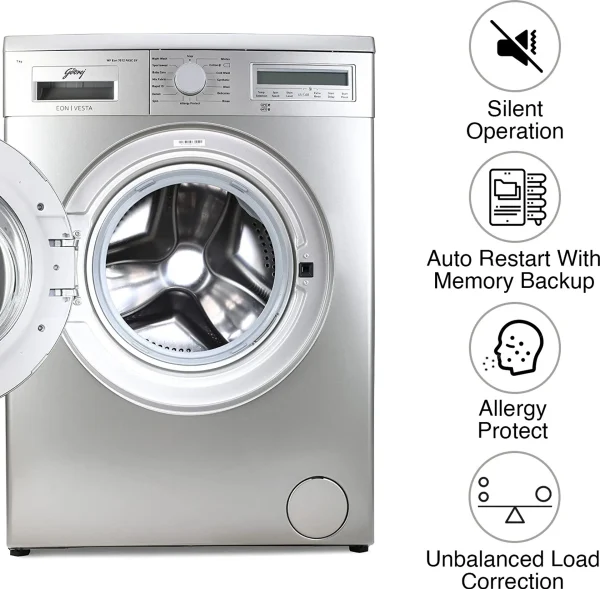 -original-imag93sttgg8wuuu Godrej 7 kg Fully Automatic Front Load with In-built Heater Silver (WF EON 7012 PASC SV)