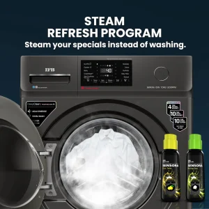 -original-imahdnkzfweh5zxf IFB 7 kg 5 Star with Steam Refresh Program, 9 Swirl wash, Eco Inverter, Powered by AI with WiFi Fully Automatic Front Load with In-built Heater (SERENA OXN 7012 CMS)