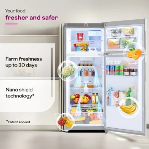 -original-imahkug7k6yzv3f9 Godrej 244 L Frost Free Double Door 4 Star Convertible Refrigerator with 6-In-1 Convertible Freezer With 95%+ Food Surface Disinfection