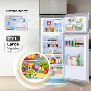 -original-imahkug7kdzanuyj Godrej 244 L Frost Free Double Door 4 Star Convertible Refrigerator with 6-In-1 Convertible Freezer With 95%+ Food Surface Disinfection