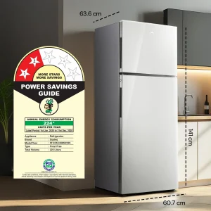 -original-imahn8chfmrkxegp Godrej 244 L Frost Free Double Door 4 Star Convertible Refrigerator with 6-In-1 Convertible Freezer With 95%+ Food Surface Disinfection